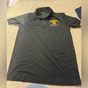 Nike Golf  S Black PGA x Jim Beam Shirt Performance Golf Collared Top